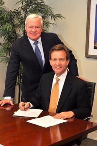 QT-Coggins Signing of Delta Contract